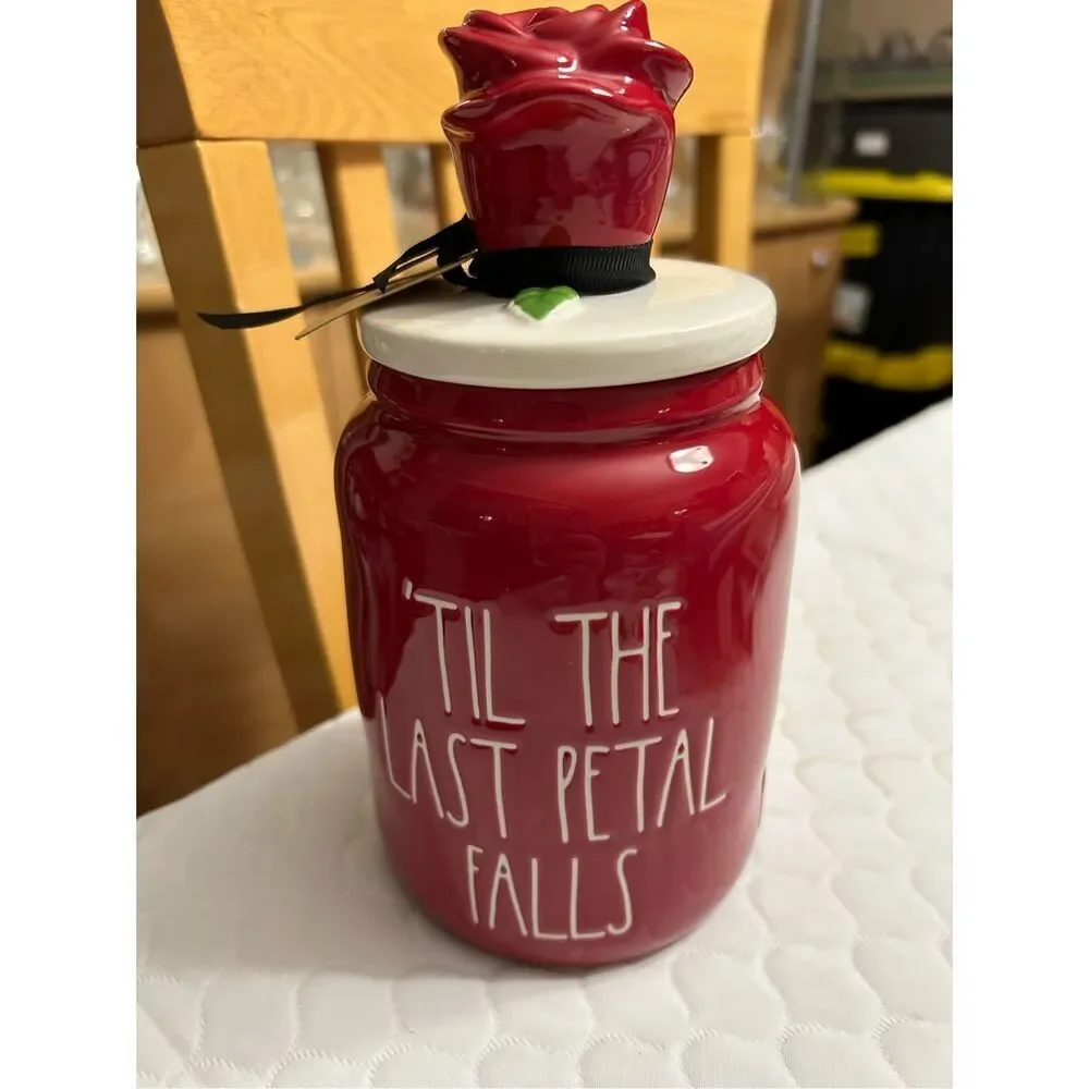 Rae Dunn Disney ‘Til The Last Petal Falls Canister (Beauty & The Beast)